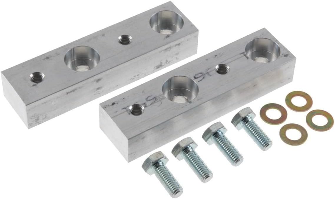 Automotive Synergy Manufacturing - 07-18 Jeep Wrangler JK/JKU Rear Sway Bar Drop Bracket Kit Billet Alum 1.0in