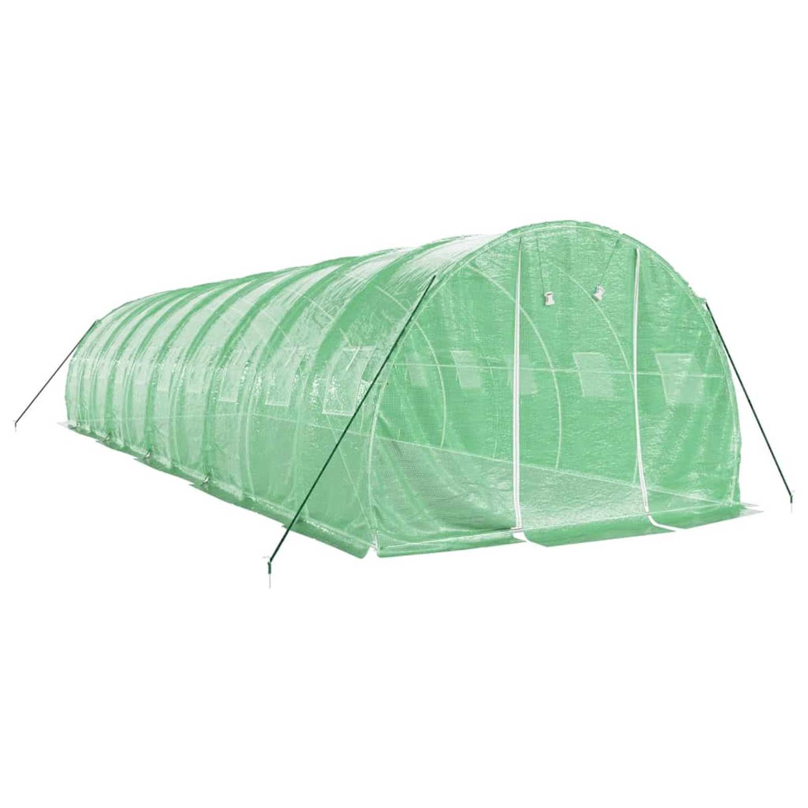 ARKEM Invernadero con Estructura de Acero Verde 30 m² 10x3x2 m Pajareras Exterior En Jardin
