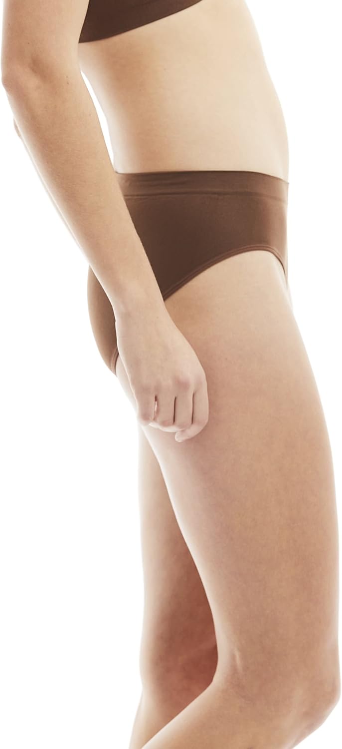 Kalon 6 Pack Women's Hipster Brief Nylon Spandex Underwear - Image 3