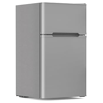Amazon.com: Electactic 3.1 Cu.Ft Small Fridge with Freezer