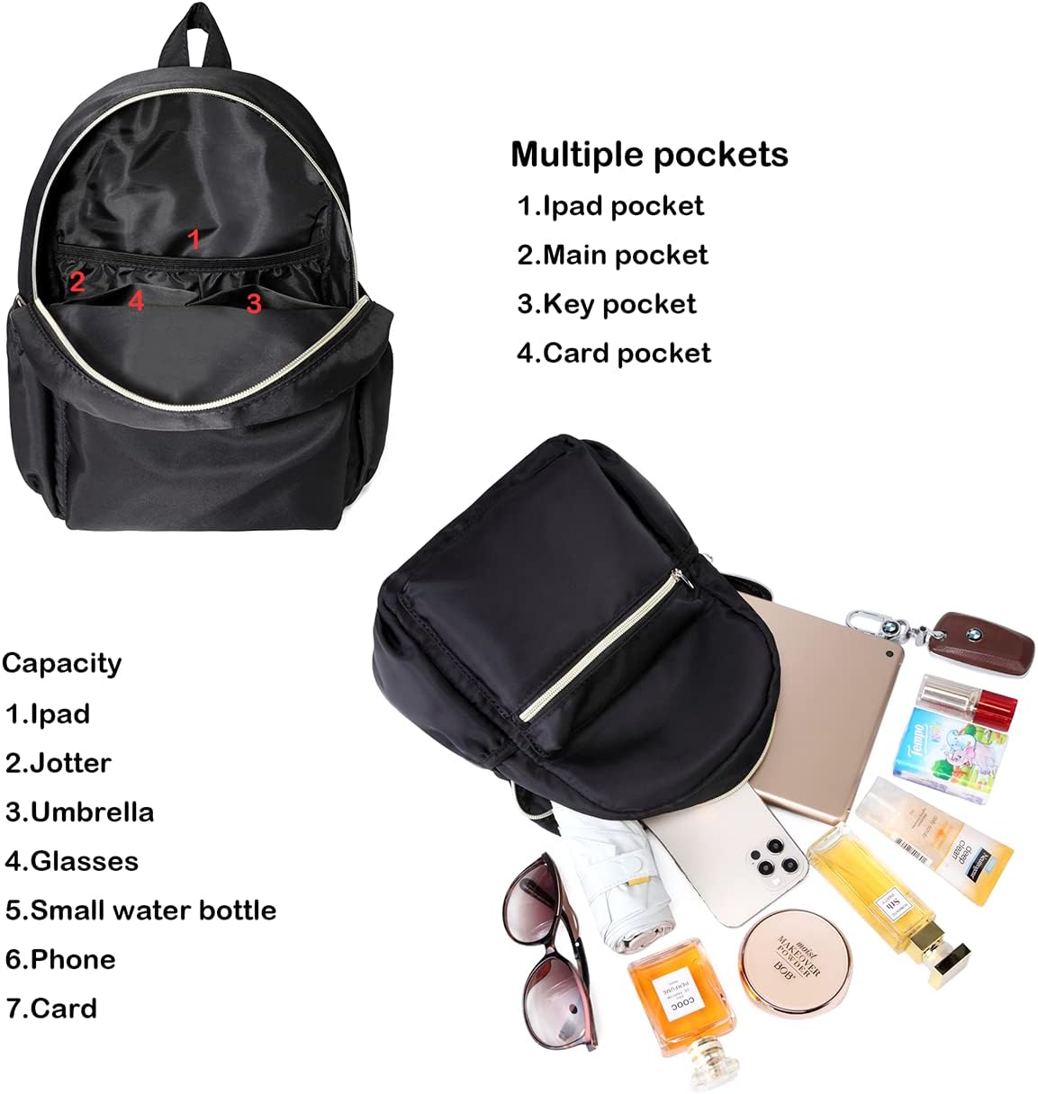 YiXiamo Cute mini tiny small lightweight water repellent pack bag backpack for grils children and adult - Image 4