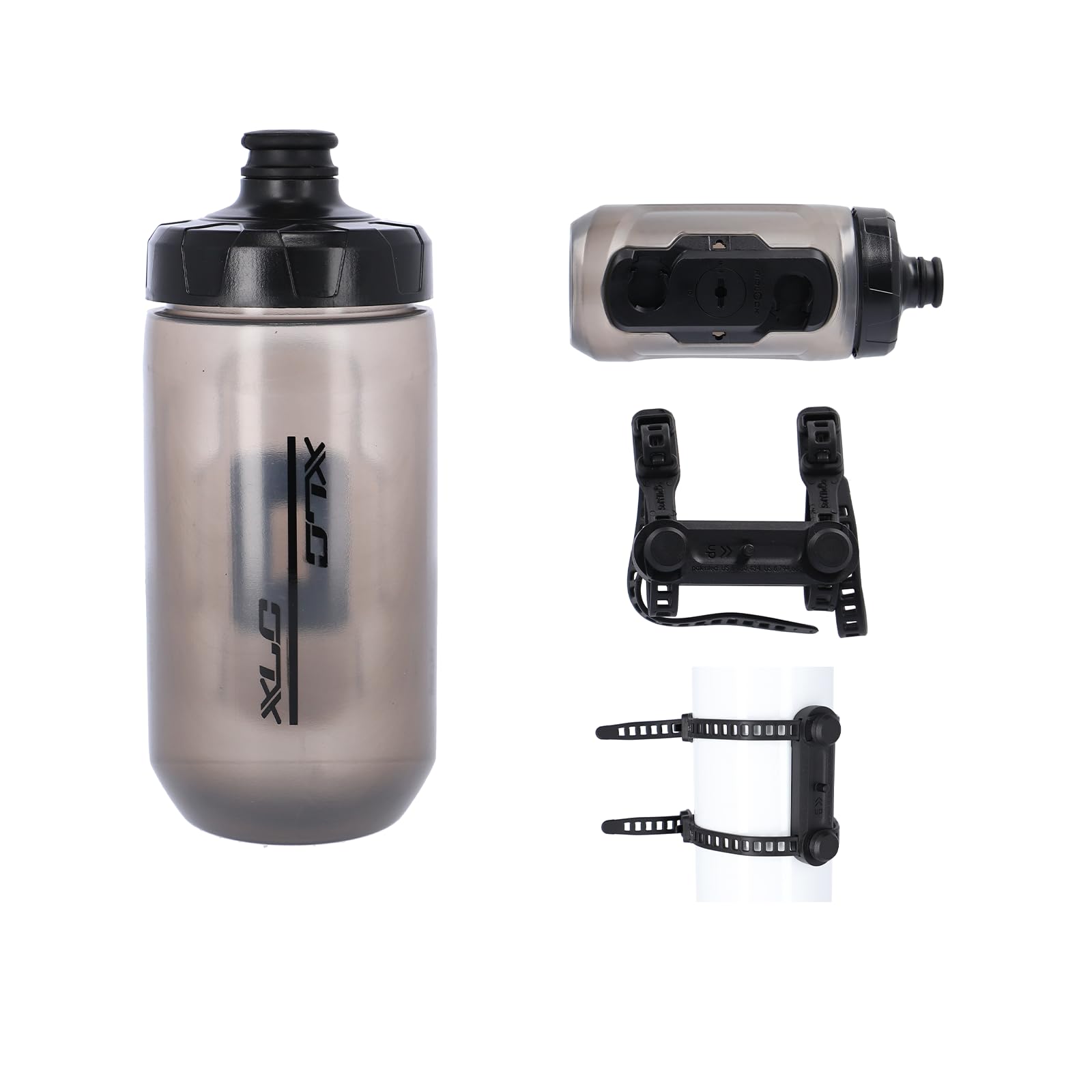 XLC Unisex WB-K06 - Borraccia per adulti, 450 ml, colore: Nero
