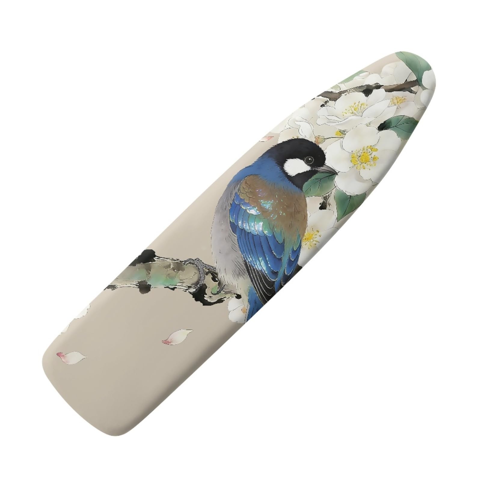 Large ironing board cover 130 x 45 Blue Bird Ironing Board Cover And Thick Padding Easy Fit in Multiple Sizes with Elastic Drawstring,durable,iron board covers fits all,Machine Washable