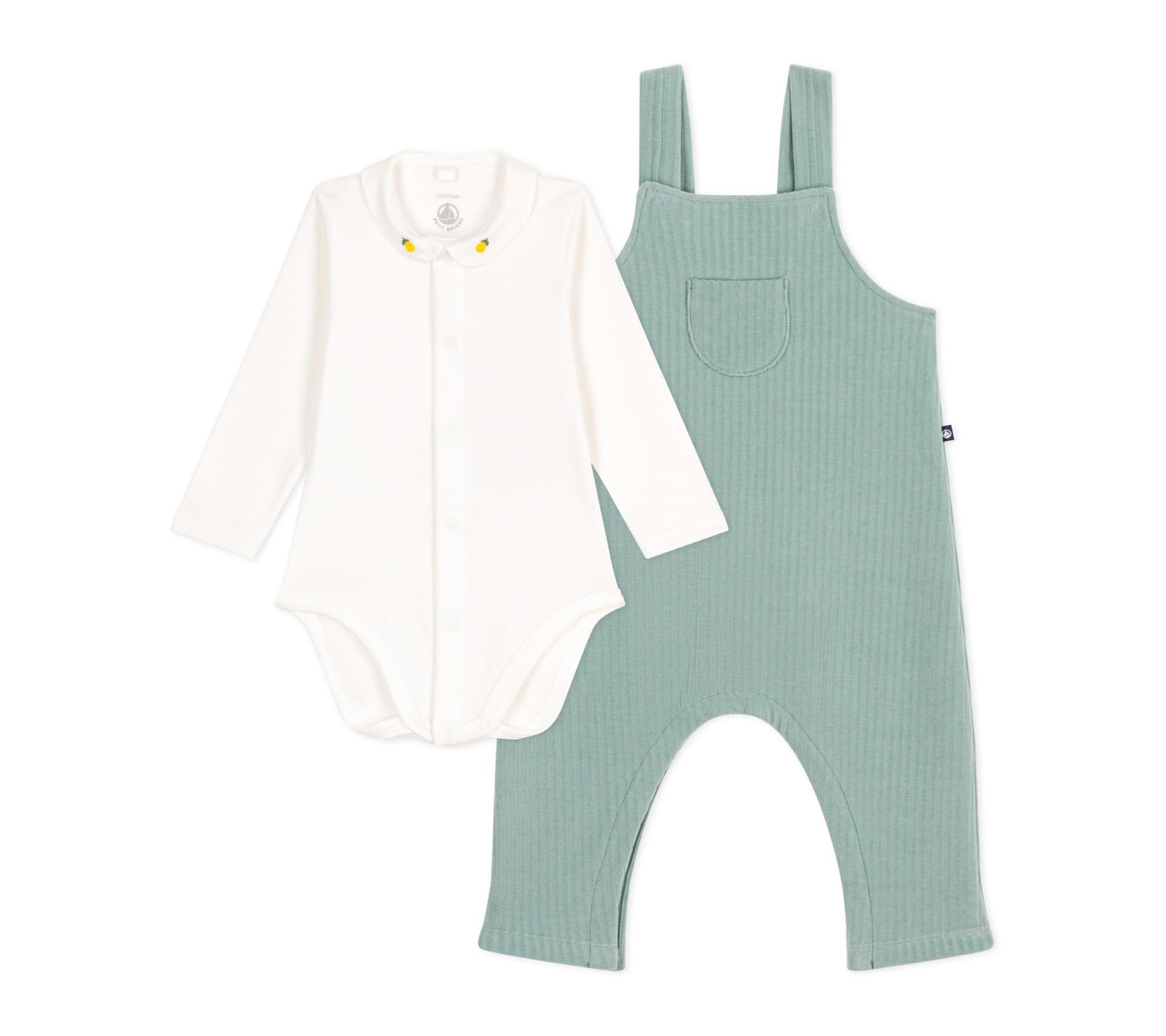 Petit Bateau Unisex Baby Overall-Set