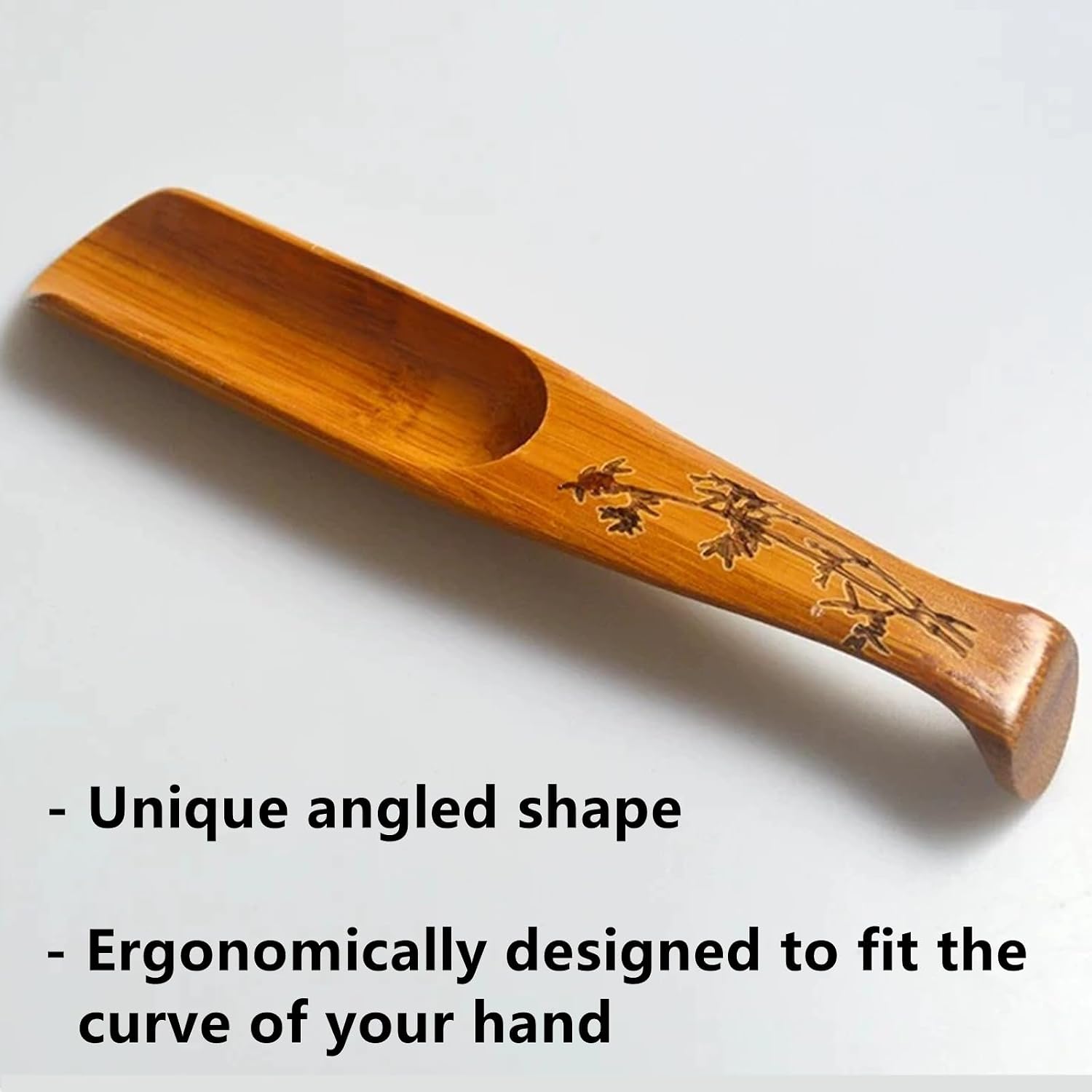 Bamboo Tea Spoon Scoop Shovel Chinese Kung Fu Loose Tea Measure Spoon for Home Teahouse Office