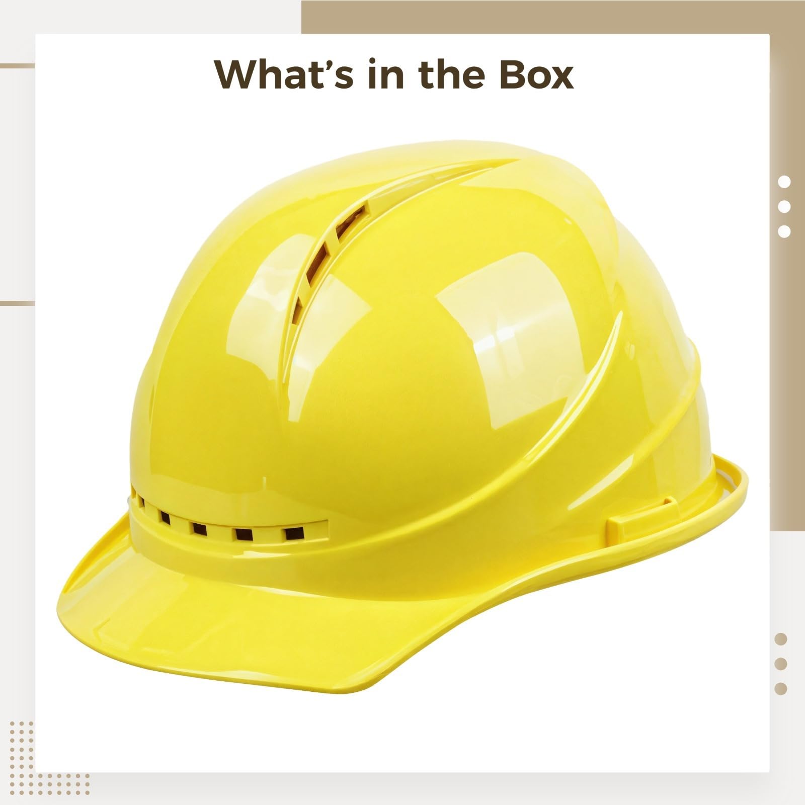 Casco de seguridad impermeable, casco duro de difusión de 4 puntos con diseño ventilado, ajustable, transpirable, cómodo para trabajos industriales y de construcción