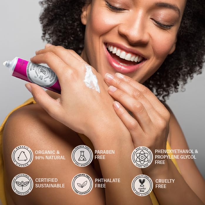 Miniatura 3 de La Chatelaine - Crema de manos 20% manteca de karité, tamaño de viaje 1 oz (30 ml) con aceite de argán orgánico, hidratante, nutritivo, reparador,