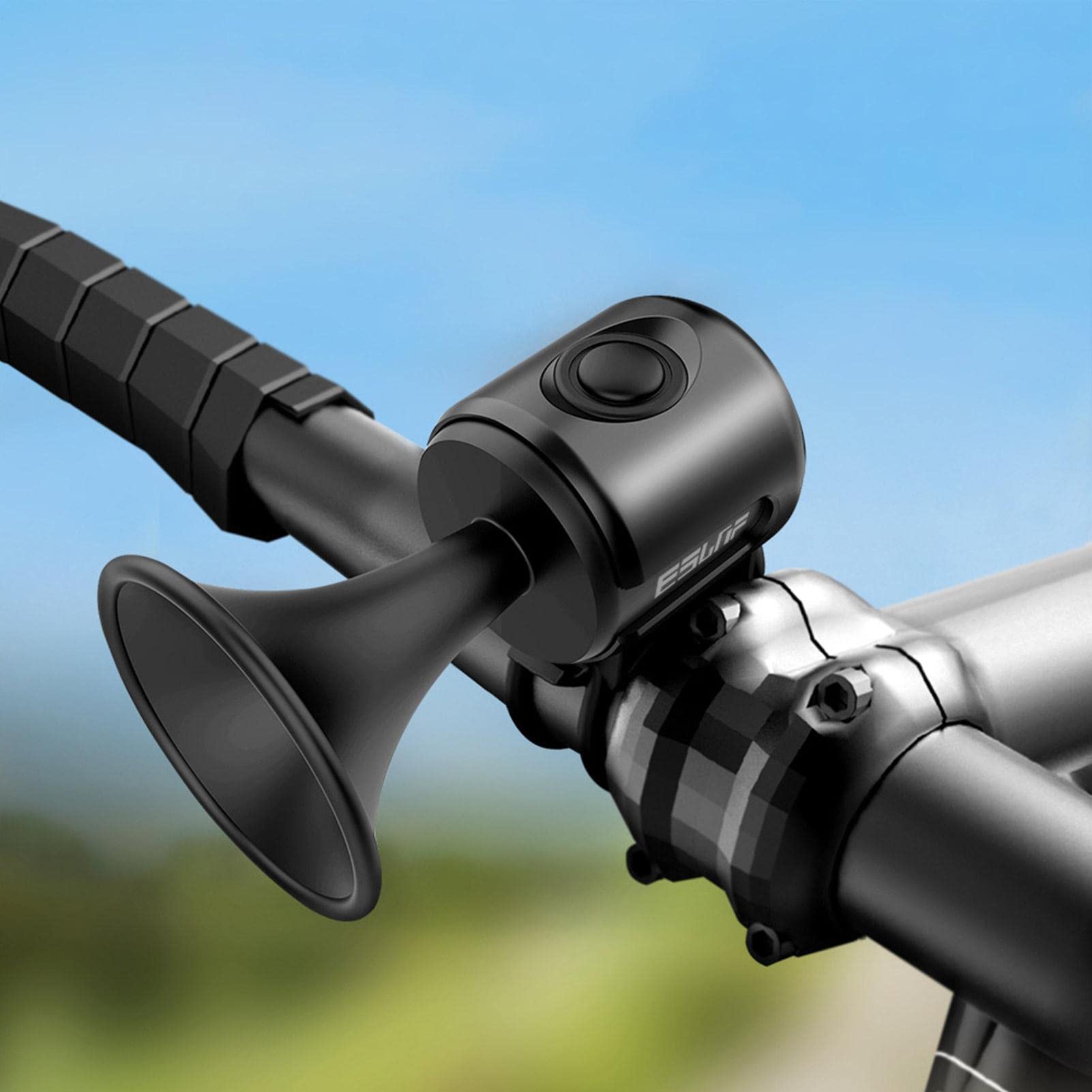 10 Accessoires pour vélo, Sonnette vélo électronique 120dB, Sonnette vélo électronique étanche IPX4, vélo électrique pour Adultes et Enfants, Cadeau Noël