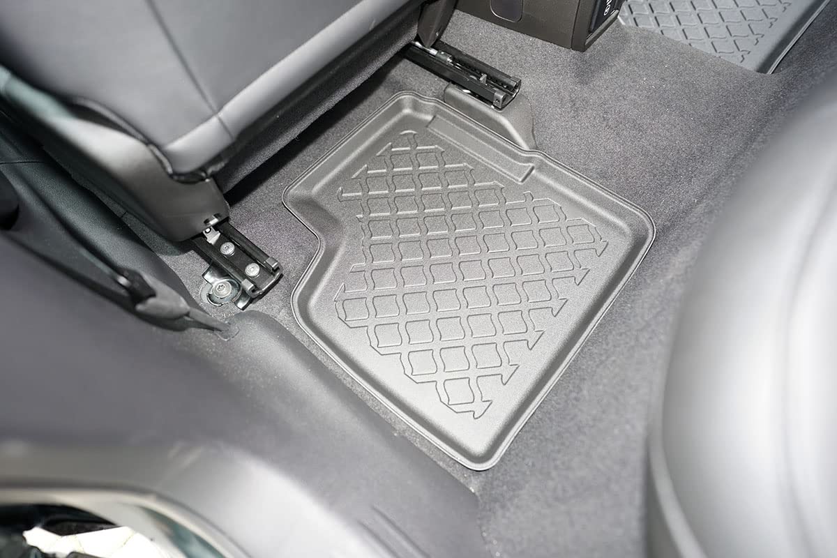 MTM Tappetini TPE per Jeep Compass 4xe Plug-in Hybrid 2020- Bordi Rialzati, su Misura con Design a Vaschetta cod. 3P 10926