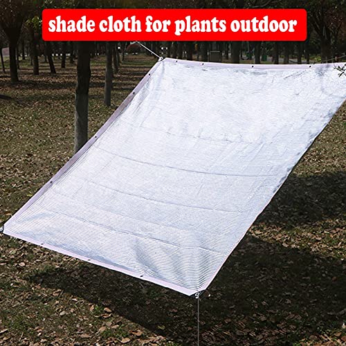 Voile d'ombrage résistant aux UV et filet robuste avec œillets pour jardin 2,1x4,9m