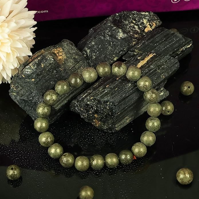 Image of Reiki Crystal Products Certified Natural Crystal Stone 8 mm Round Beads Bracelet for Men & Women | Reiki Charged Gemstone Bracelet | Multiple Stone Variants Available