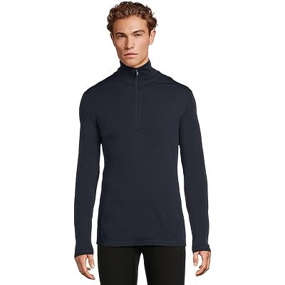 Мужская рубашка Smartwool Classic Thermal Merino Base Layer 1/4 Zip deep navy
