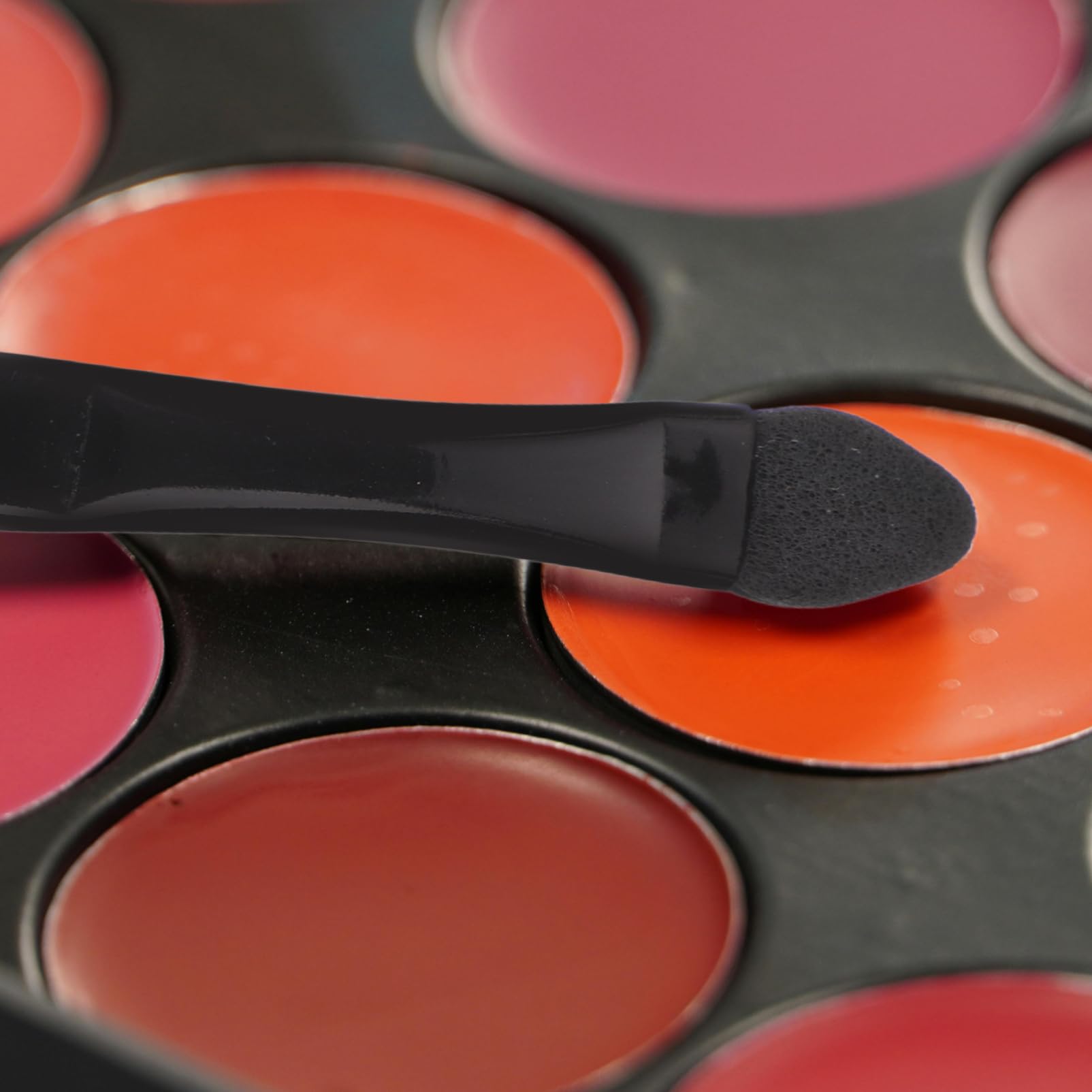 SOESFOUFU Essential Makeup Kit 50pcs Eyeshadow Brush Set Double-ended Soft Sponge Tips Great for Beginners and Professionals