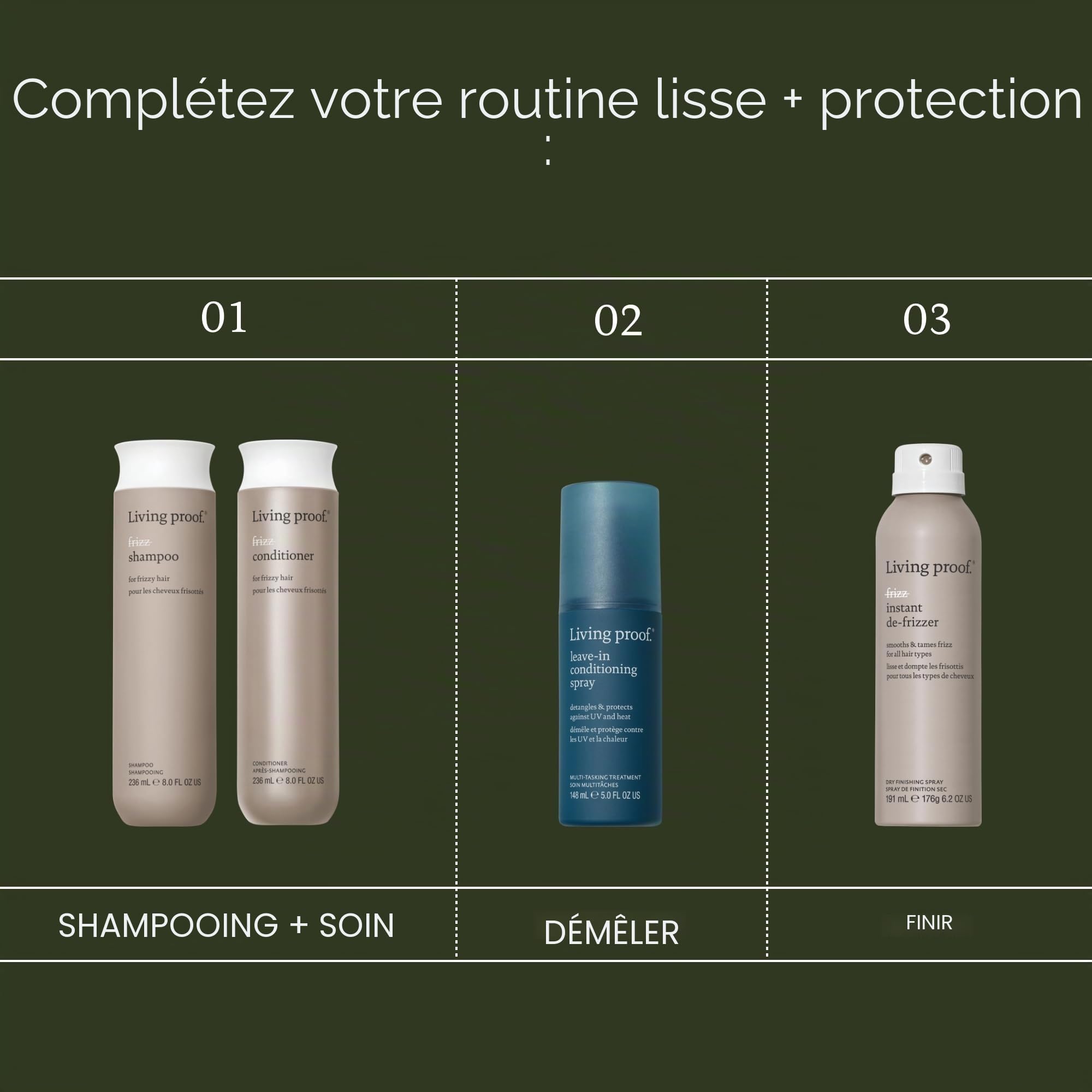 Living Proof No Frizz Shampoo 710ml – Anti-frisottis & lissage – Nettoyage doux, protection de l’hydratation & sans sulfates – Pour tous types de cheveux