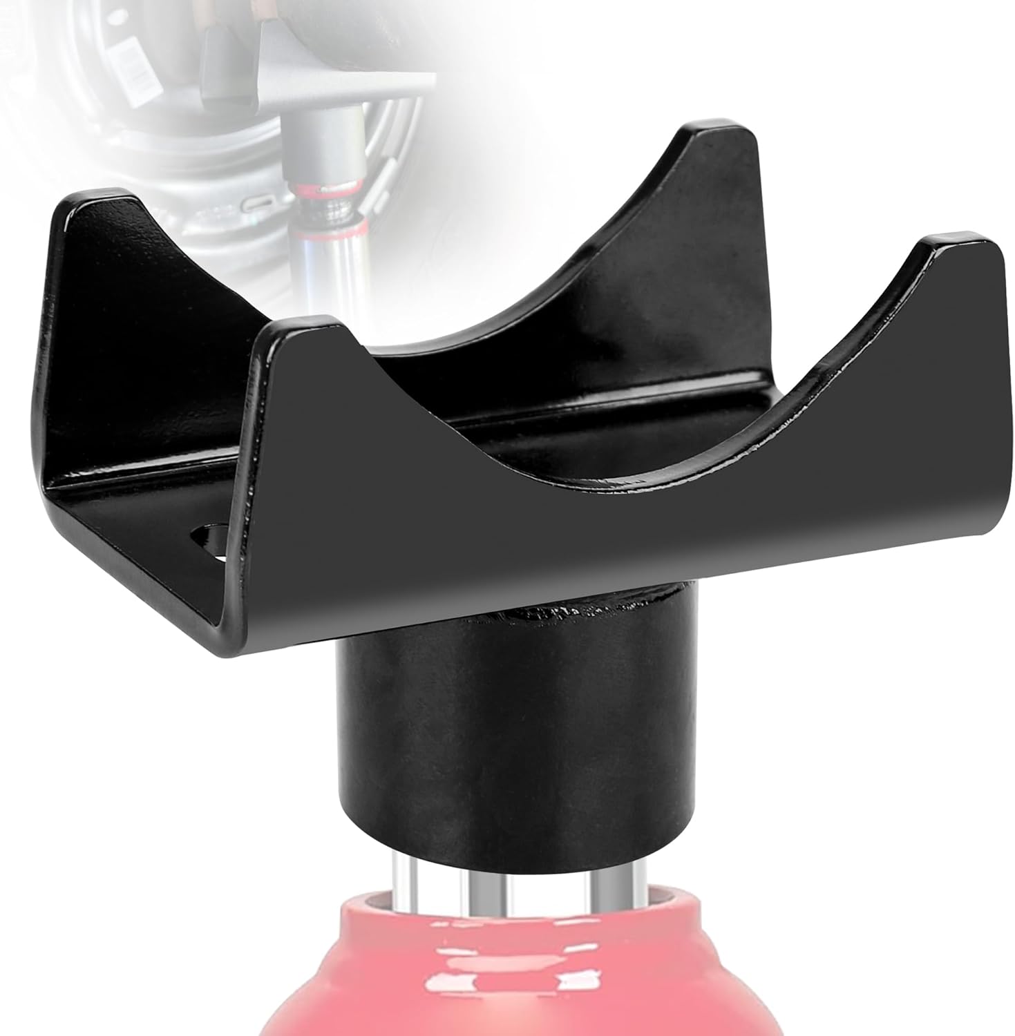 12 Ton Bottle Jack Adapter for Big RED Jacks Extension, Jacks Axle Saddle Lifting Fits for Car Axle 12 Ton Bottle Jack Adapter for Big RED Jacks Extension, Jacks Axle Saddle Lifting Fits for Car Axle