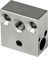 Vista 2 de Bloque calentador de cobre chapado CR-10 de alta temperatura actualizado para MK8 Extrusora Creality All Metal Hotend Ender3 V2 Ender 3 pro Ender 5