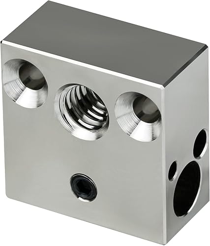 Miniatura 2 de Bloque calentador de cobre chapado CR-10 de alta temperatura actualizado para MK8 Extrusora Creality All Metal Hotend Ender3 V2 Ender 3 pro Ender 5