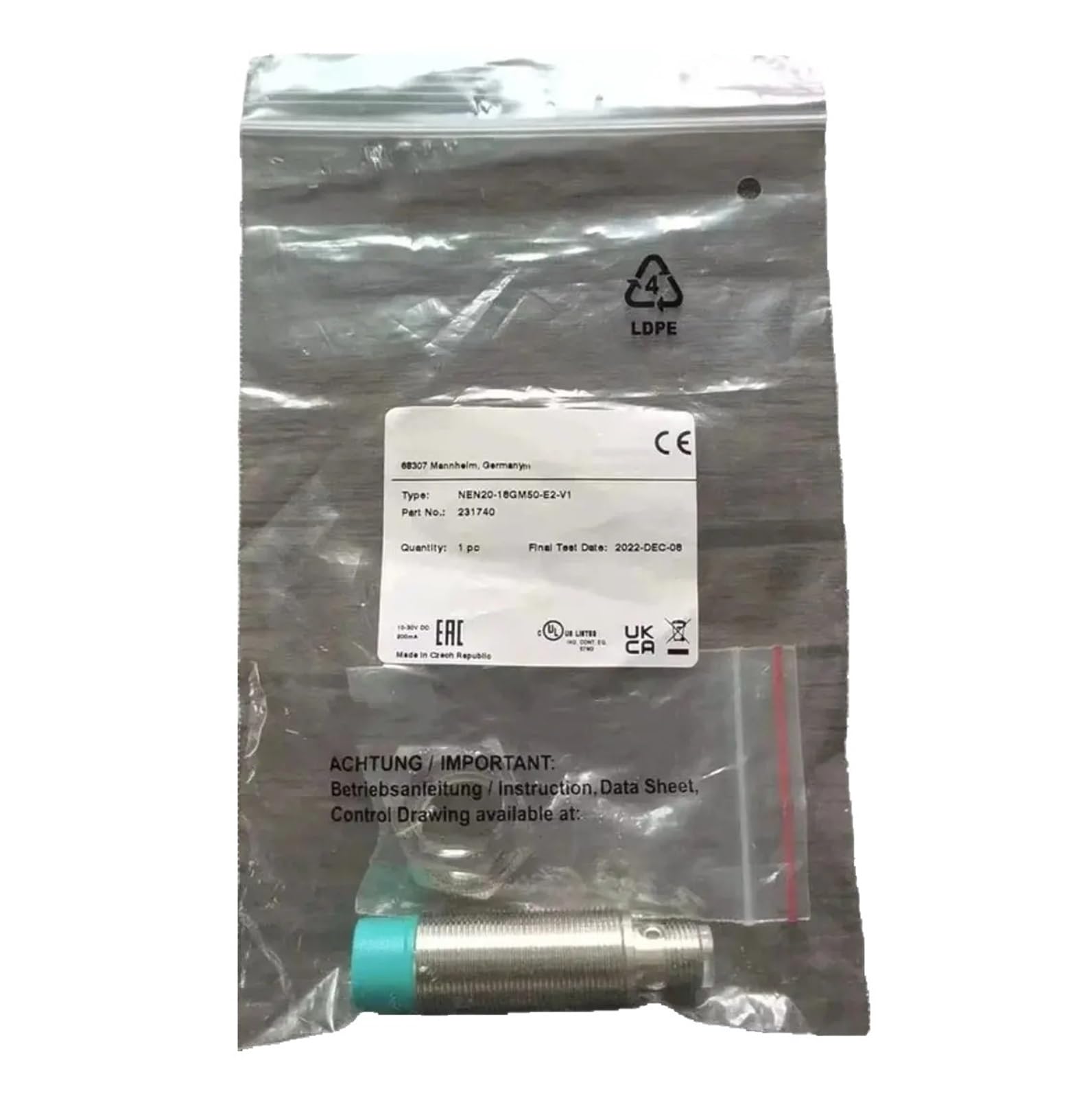 EWHBGSJOP 1pcs sensor NEN20-18GM50-E2-V1 NEN20-18GM50-E0-V1 NEN40-30GM60-E2 NEN40-30GM60-E2-V1 proximity switch(NEN40-30GM60-E2-V1)