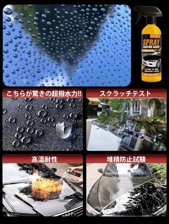 Amazon.co.jp: スプレーコーティング剤 1/2/3/4/6点セット 3IN1 傷修復