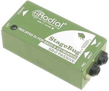 Radial StageBug パッシブDIボックス Amazon | Radial ラジアル パッシブDIボックス StageBug SB-2