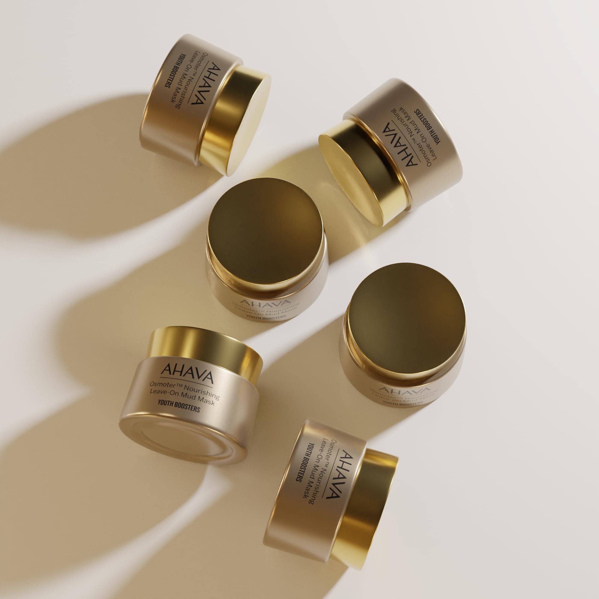 AHAVA Osmoter, Nourishing Leave-On Mud Mask 50ml – Hydrating & Purifying Face Mask with Dead Sea Minerals, Dead Sea Mud & Sea Buckthorn Oil – Restores Skin Barrier & Revives Glow