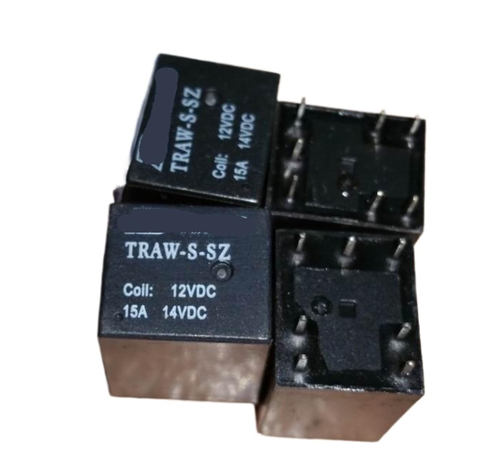 Relais 12VDC TRAW-S-SZ 4117-2C-12V-2X15A composant électronique 7 broches pas cher