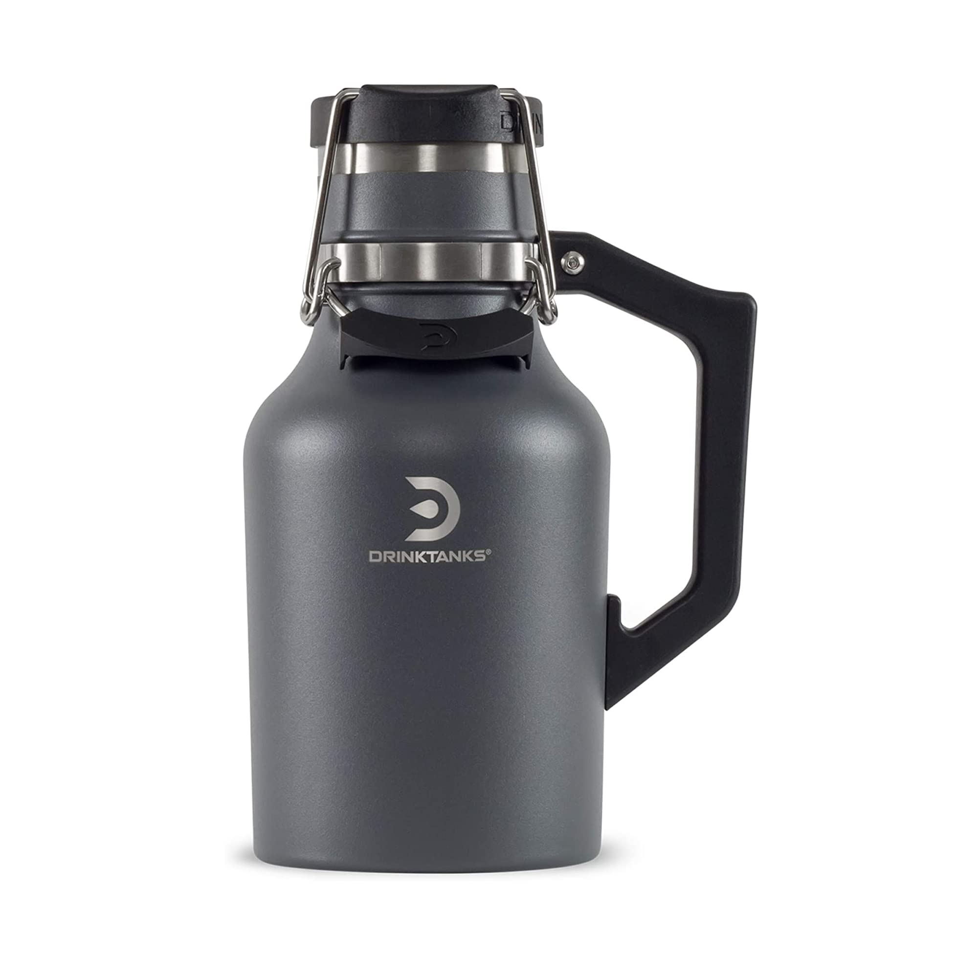DrinkTanks 32 oz Vacuum Insulated Stainless Steel Growler Slate