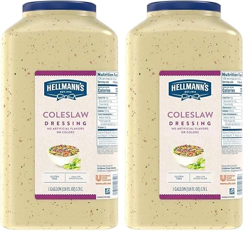 Miniatura 6 de Hellmann's Jarra de aderezo de ensalada de vinagreta de piña y mango, sin gluten, sin sabores artificiales, colores de fuentes naturales, 1 galón,