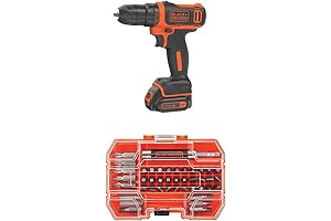 BLACK+DECKER BDA42SD 42-Piece Standard Screwdriver Bit Set