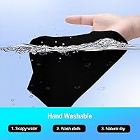 Vista 6 de Paquete de 2 paños de limpieza de microfibra para pantalla de MacBook Air/MacBook Pro de 15" y 16", protección contra marcas de teclado en pantalla