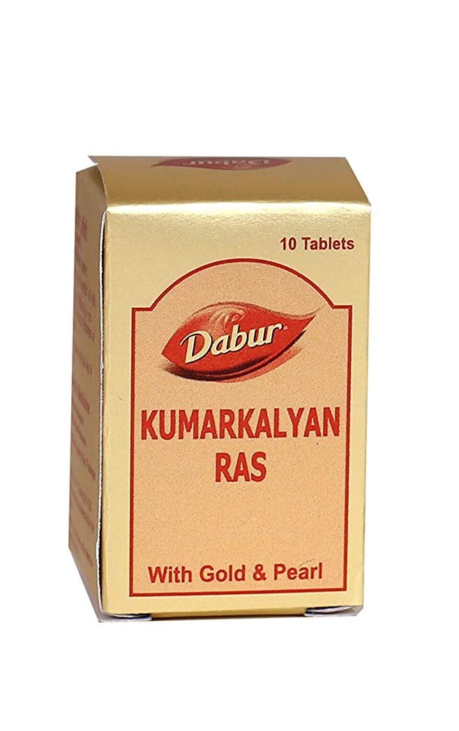 Dabur Kumar Kalyan Ras (With Gold) 10 Tablets With Painher Heater Oil