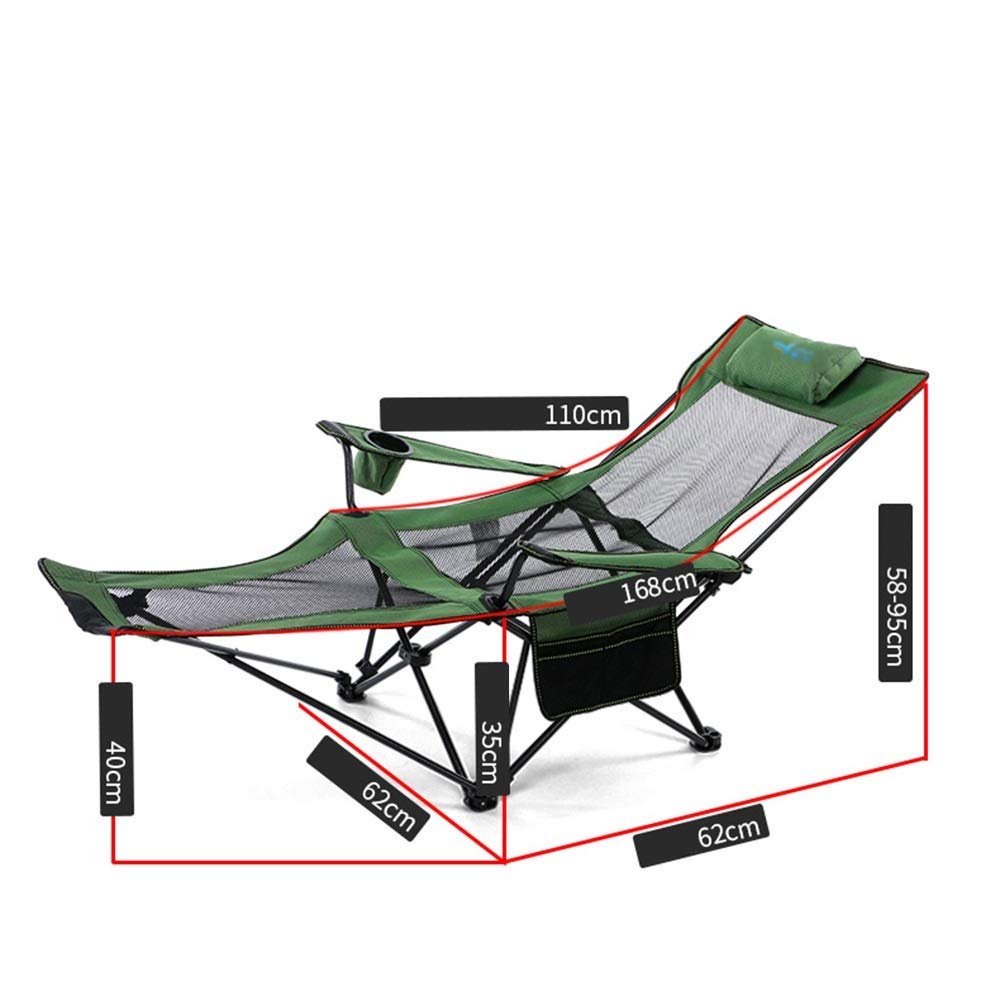 Strandkorb Faltbar Mit Rückenlehne - Klappstuhl Für Garten, Strand & Camping Mit Tragetasche