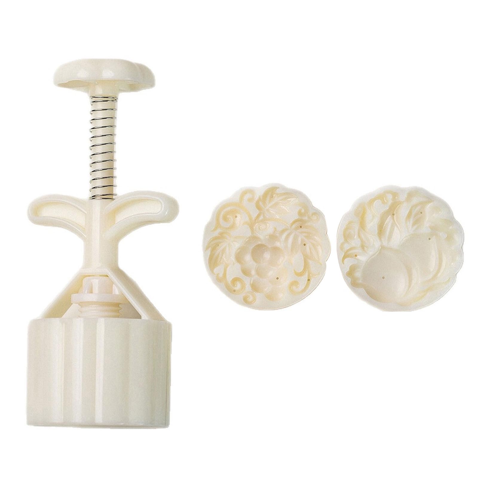 Xitea 34F Creative Moon Cake Moulds In Peach And Grape Shape, Robust Pastry Craft Moulds For Craft Dessert Enthusiasts, Cake Mould Tool
