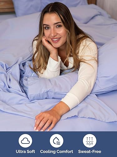 Miniatura 5 de Juego de sábanas de bolsillo extraprofundo, transpirables, refrescantes, suaves, de ajuste fácil y seguro, sin arrugas y cómodas, para hotel, 6