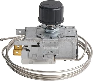 Refrigerator Thermostat Controller For Model K50, 220V 250V Power, 3 Pin Connection, 1200mm Capillary Length For Temperature Regulation In Fridges