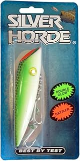 Silver Horde 3003999535 Silver Horde 5 w/Rattle Glow/Green/Black Scale, Multi, One Size