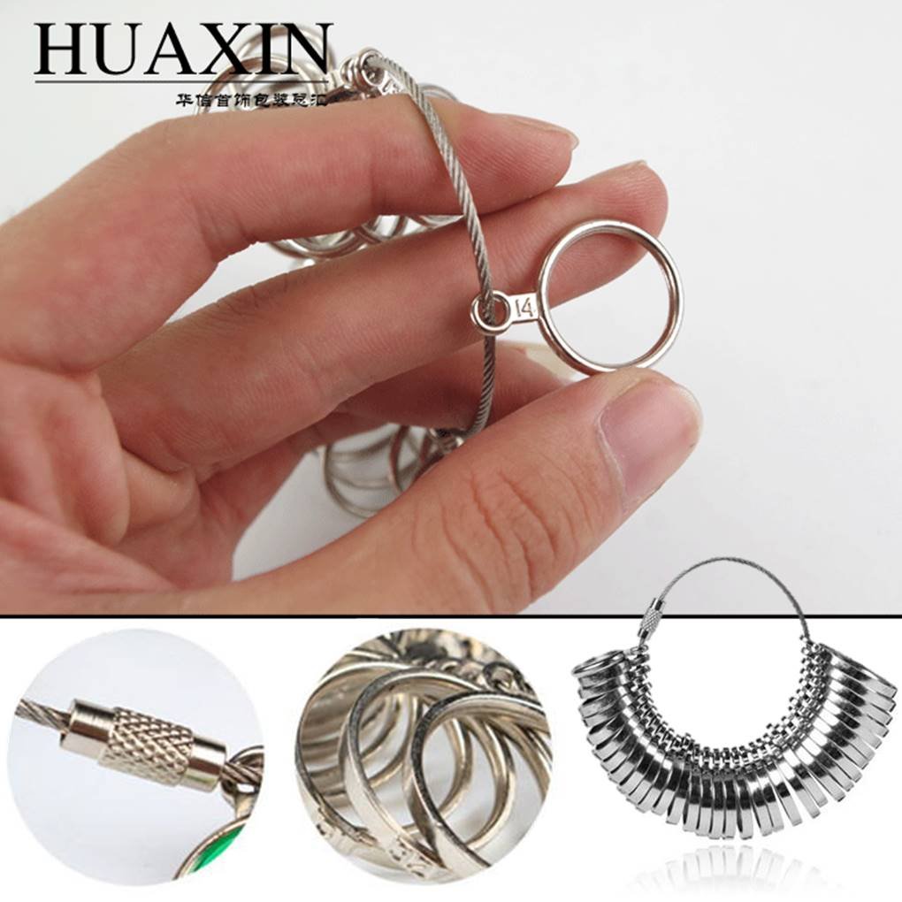 Amazon.co.jp: MNoel 指輪 ゲージ リング サイズ 測定 1～28号 フル