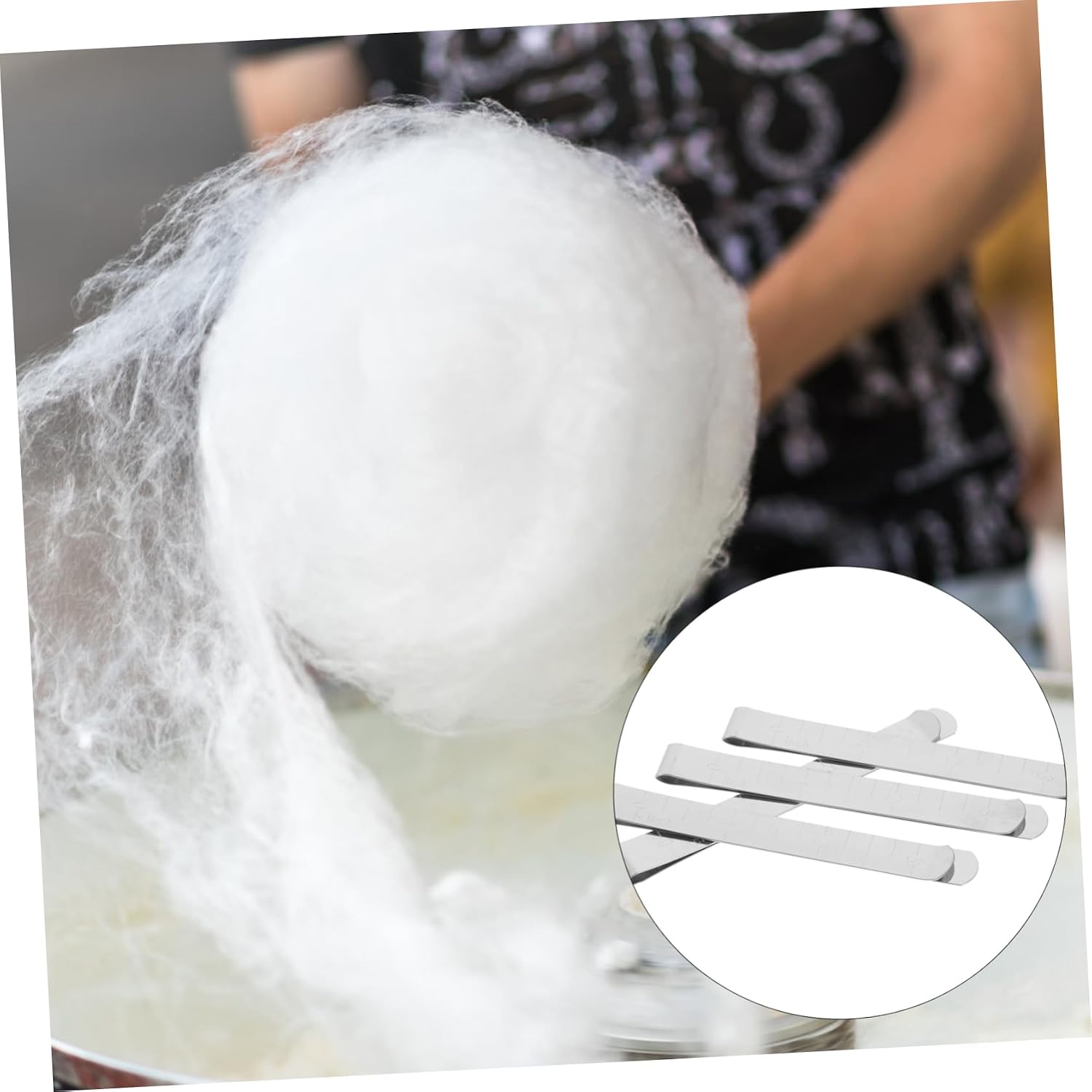 Stainless Steel Candy Floss Machine Clips 10pcs for Mesh Stabilizing