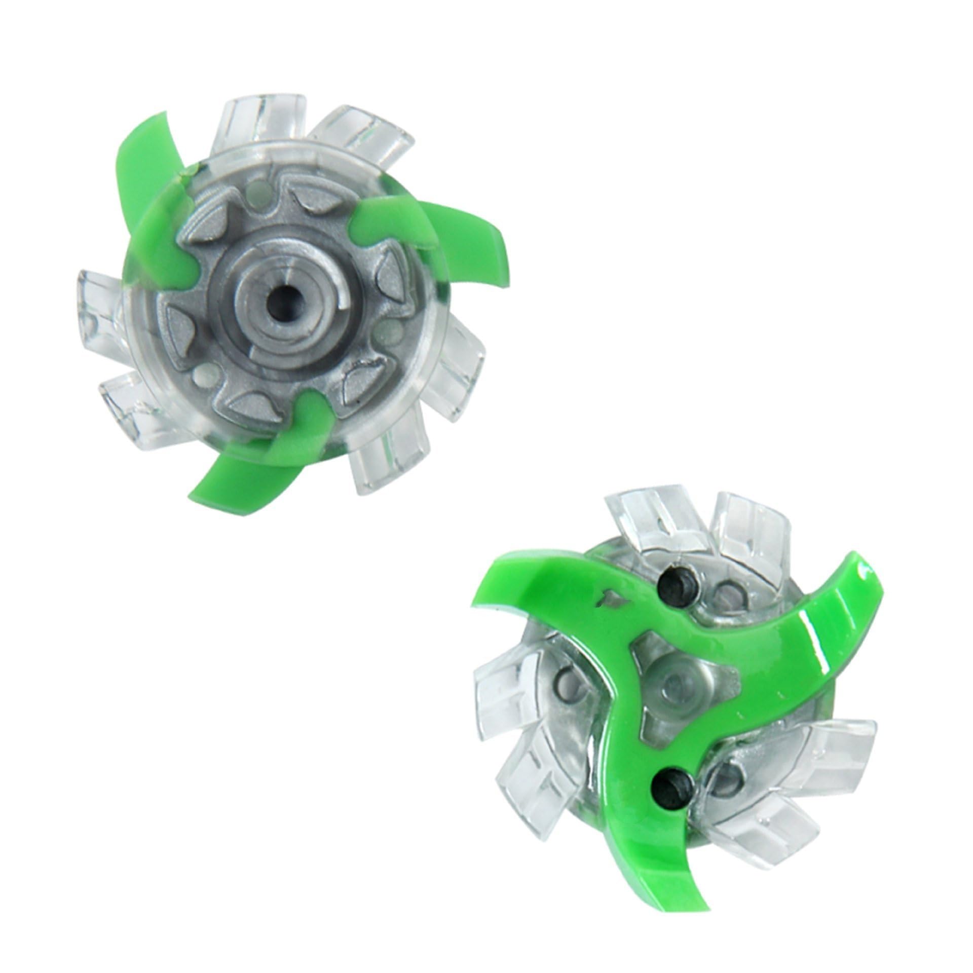 weiemgs 16 Pcs Golf Shoe Spikes Replacements - Golf Cleats Replacement Spikes - Compatible With Fast Twist 3.0, Fast Twist, Tour Lok, Tri Lok, Silm Lok, Fj Golf Spikes Replacement(F,16)