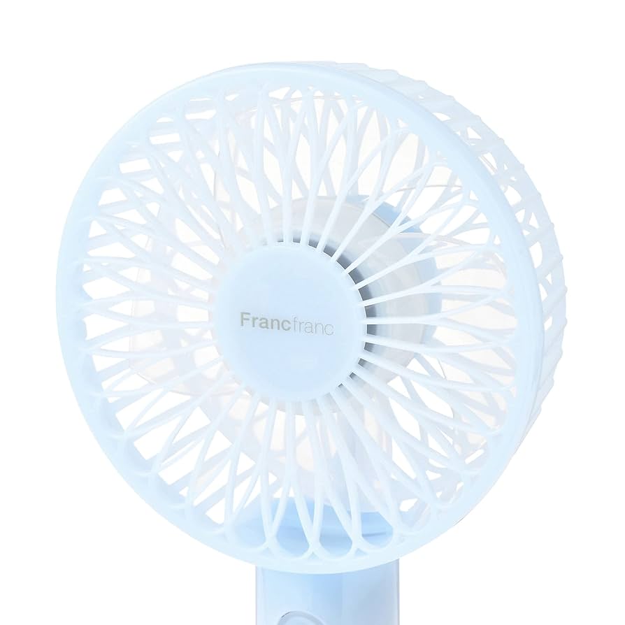 【新品未開封】フランフラン　ハンディファン　フランフラン　グラデーションブルー 新品未開封】フランフラン ハンディファン フランフラン