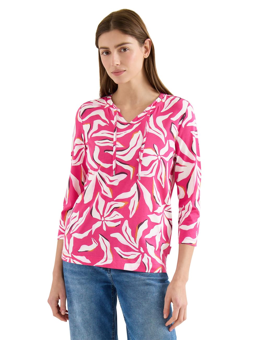 Cecil Shirt in Tunic Look Beetroot Pink L
