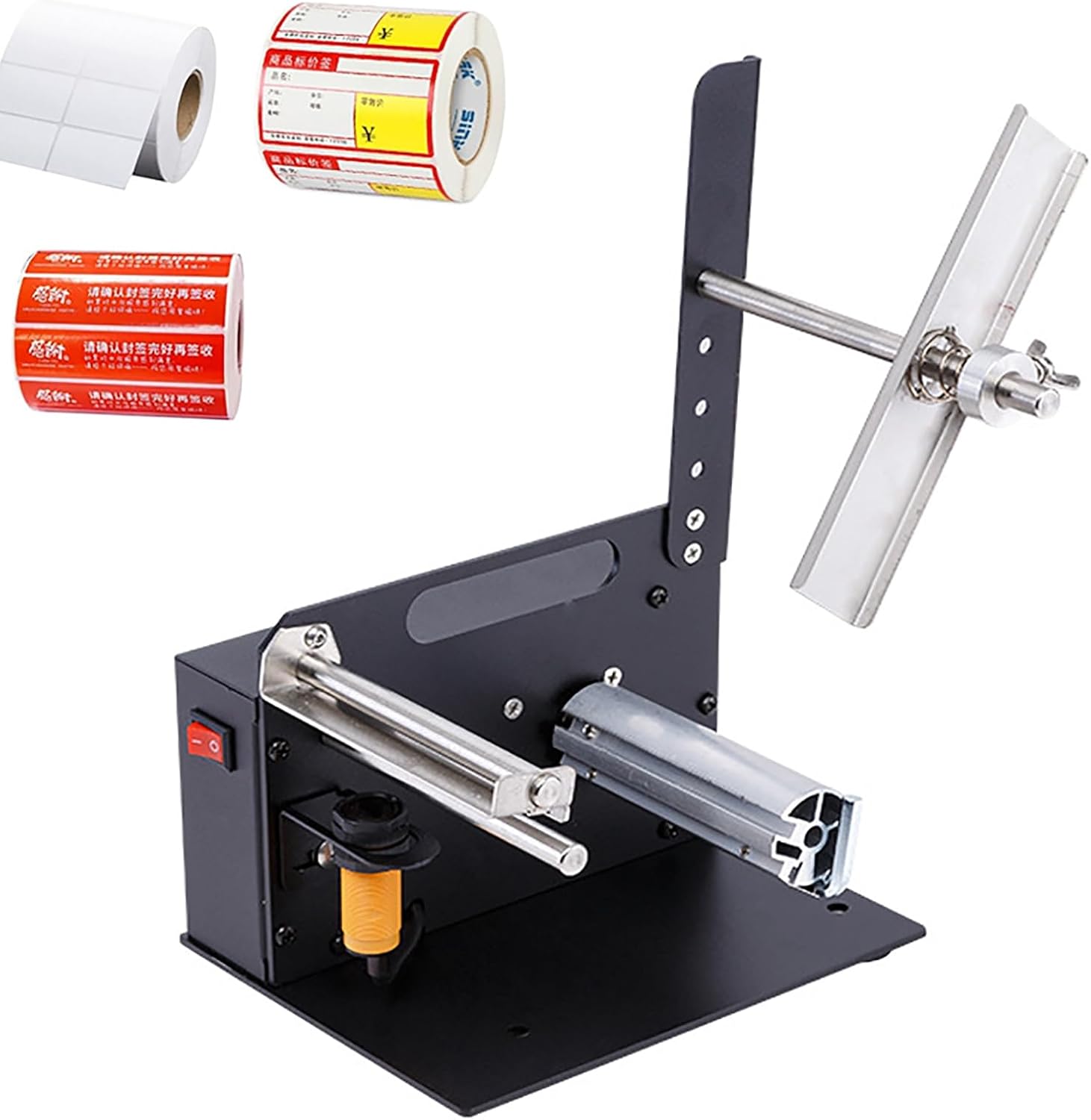 Label Peeling Machine, Portable Automatic Label Dispenser, Peeling Width: 5-110mm/5mm-162mm Optional, Speed: 8inch/s, Label Diameter: 180mm