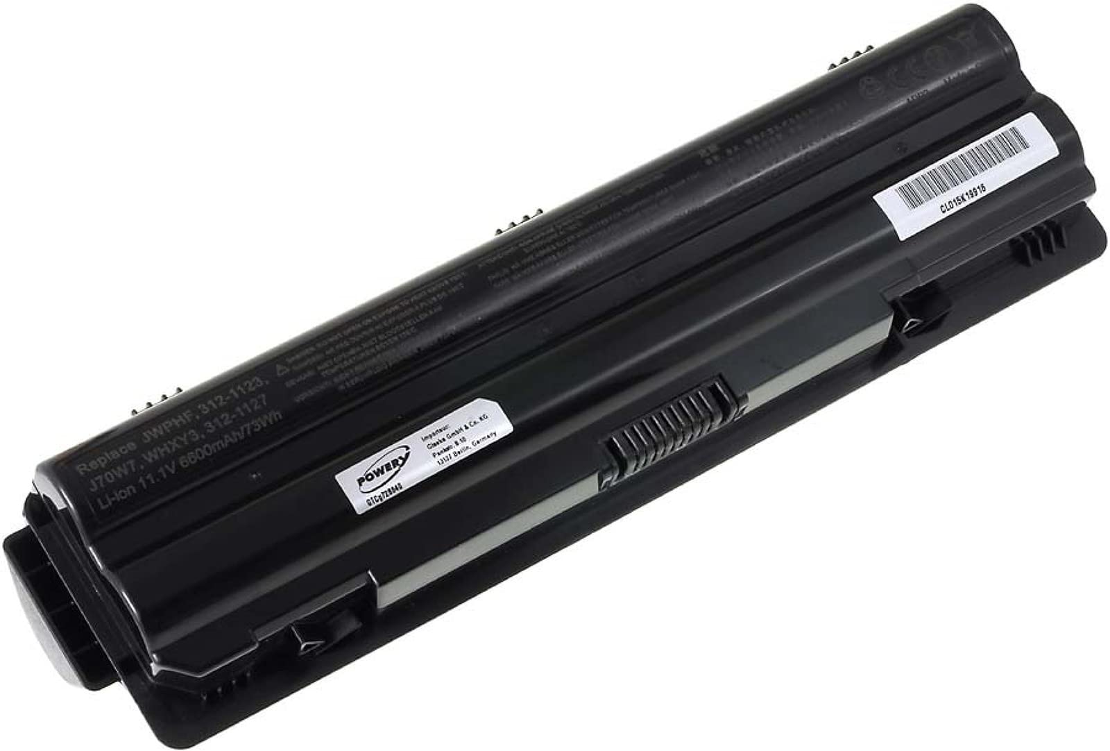 Akku für Dell XPS L701X Powerakku, 11,1V, Li-Ion