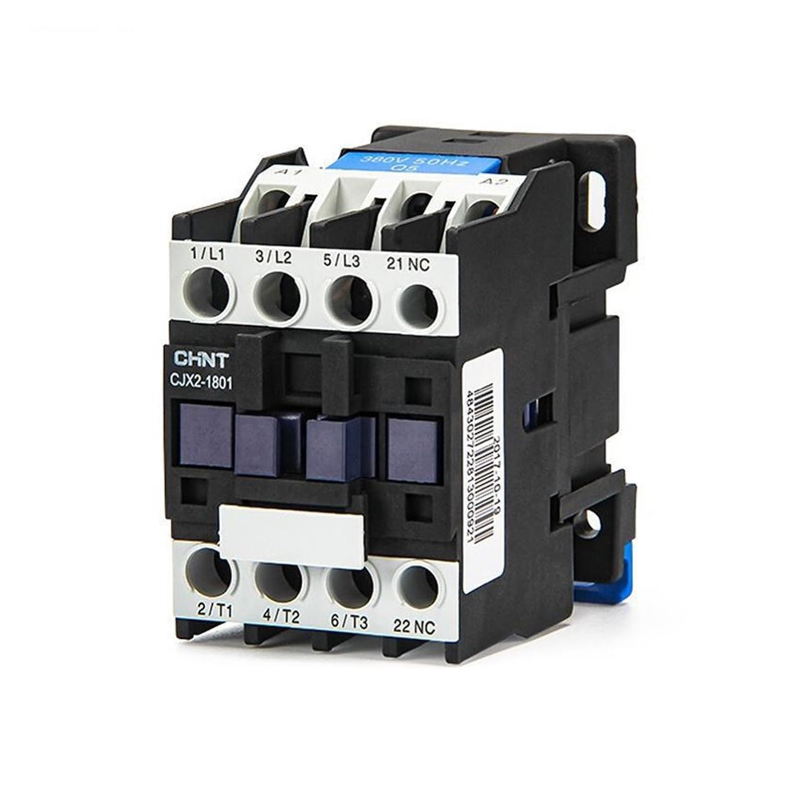 Contacteur électrique CA CJX2-1801 110V tripolaire de commutation pour armoire électrique