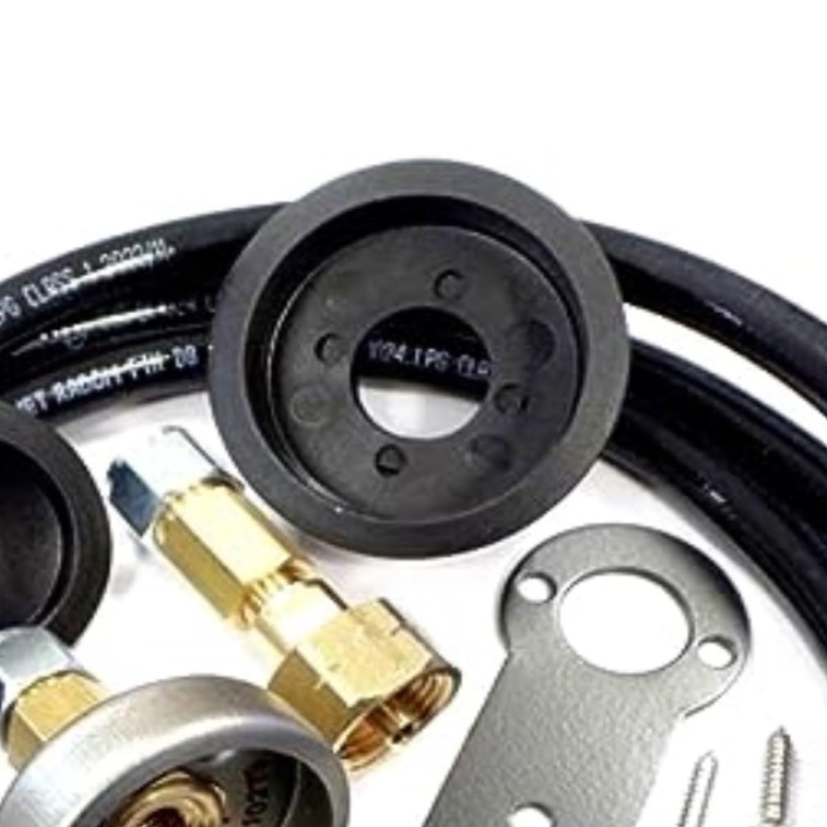 DN Autogas Parts LPG Europese Gasfles 21.8mm Refill Kit met Non Return Valve & bracket DISH