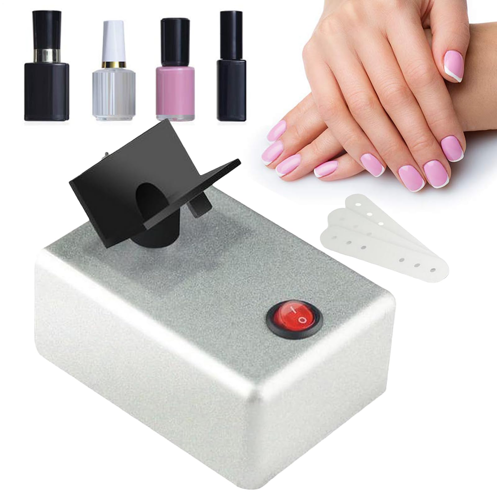Polnischer Shaker – Multifunktionaler Flaschenspinner, Nagellack-Rührgerät, tragbarer Farbmixer mit stabiler Bewegung für die Gelmischstation, Organizer