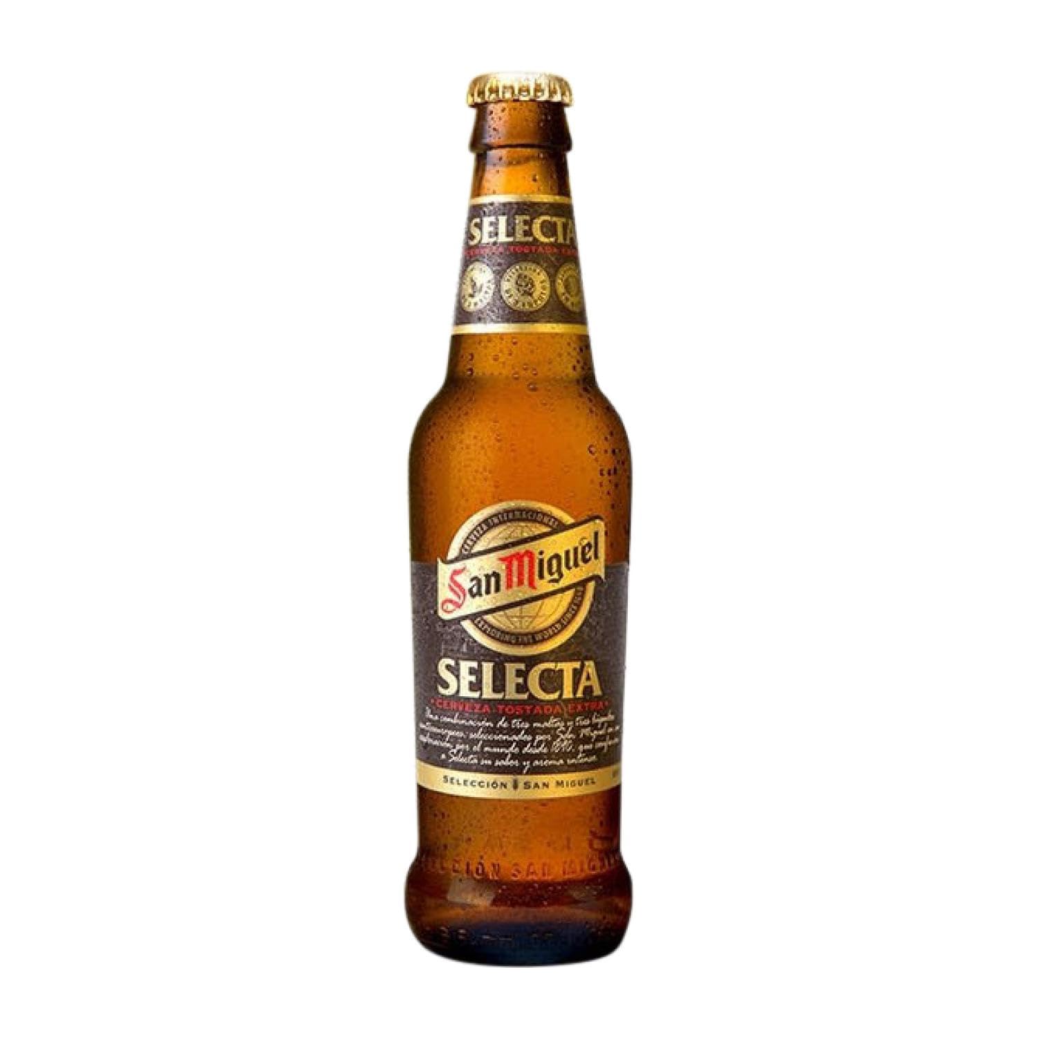 Cerveza Caja de 24 unidades San Miguel Selecta Botellín Tercio 33 cl