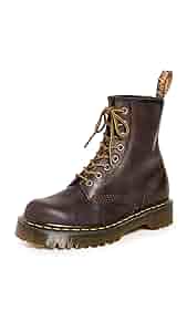 Dr Martens★1460 BEX★DARK BROWN CRAZY HORSE★8ホール★兼用 1460 Bex Crazy Horse Leather Lace Up Boots in Dark Brown