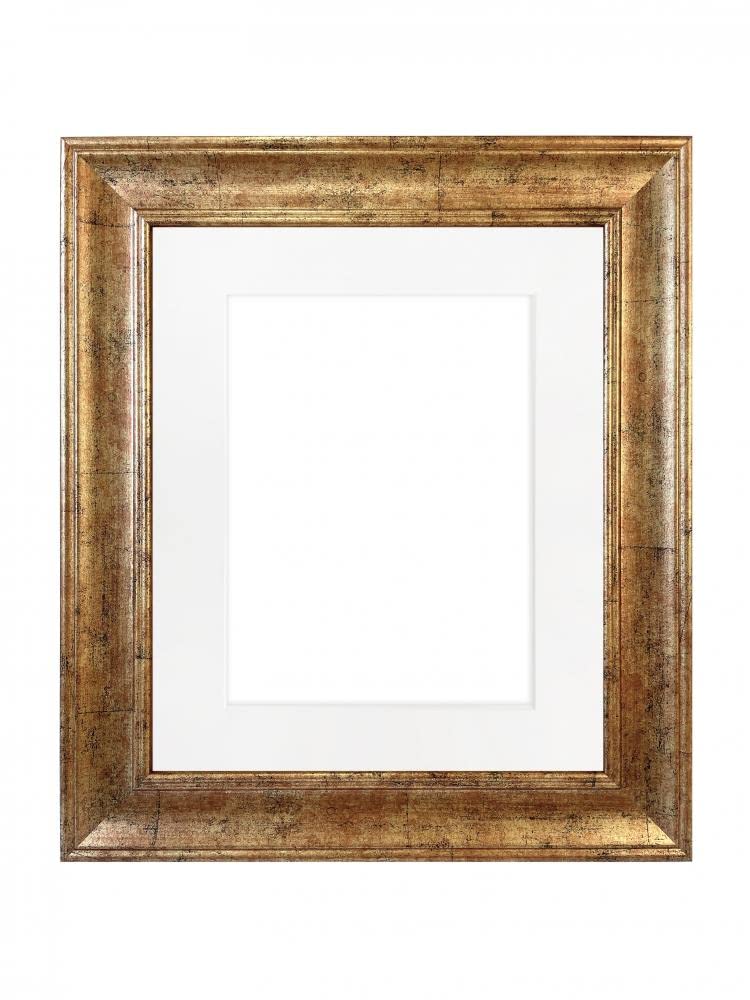 Frames By Post Gold White Mount Scandi Antique Gold Picture Photo Frame With White Mount A1 Image Size A2 Plastic Glass