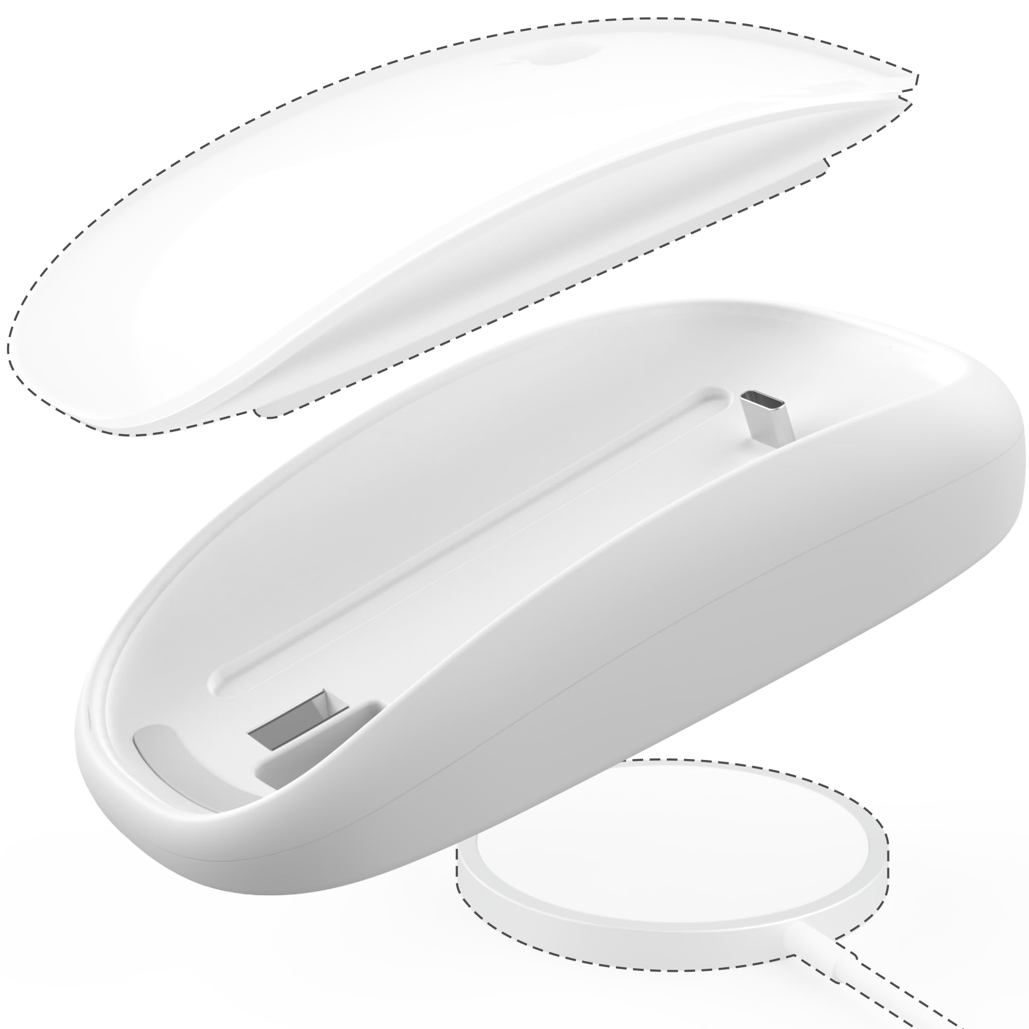 Amazon.com: TATOFY Mouse Charger Compatible with Magic Mouse 2